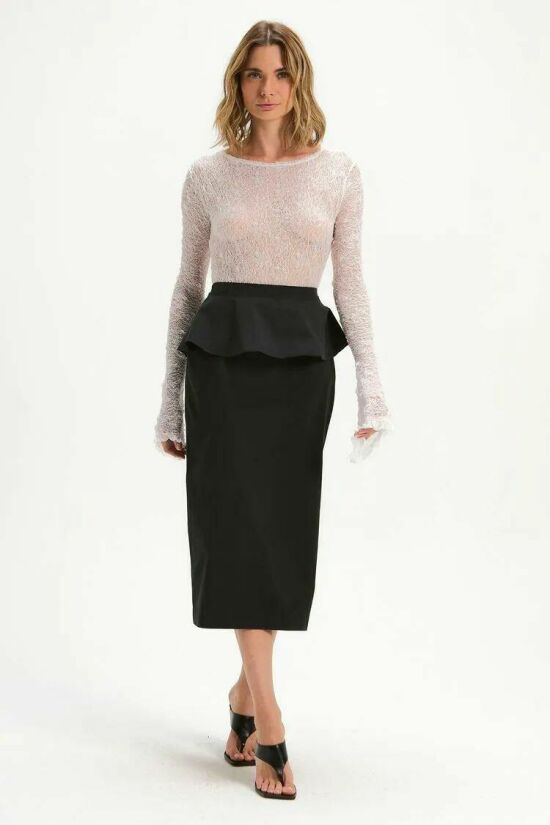 Imagem de Saia Liah Preta Le Blog